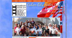 Desktop Screenshot of culvercitysistercitycommittee.org